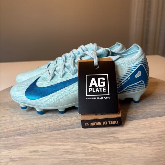 NEW Nike Zoom Vapor 16 Pro AG Pro Glacier Blue Orbit FQ8684-400 Men 4.5 / Wmn 6 - Picture 6 of 12